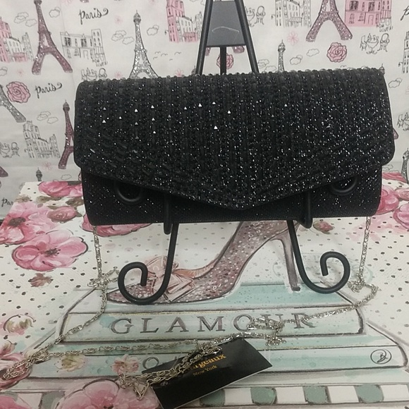 d'margeaux Clutch Evening Bag Black - Picture 4 of 5
